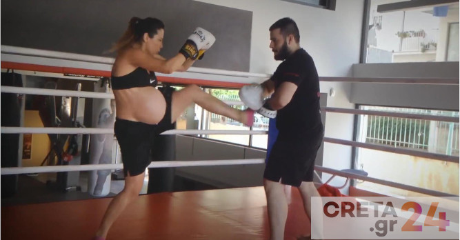 Μια Ελληνίδα σε προχωρημένη εγκυμοσύνη ανάμεσα στις «σκληρότερες» αθλήτριες