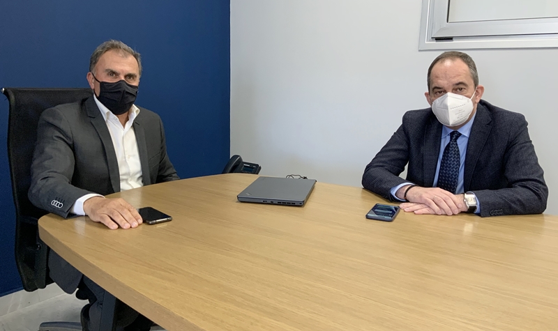 Με τον Γ. Πλακιωτάκη συναντήθηκε ο δήμαρχος Ιεράπετρας