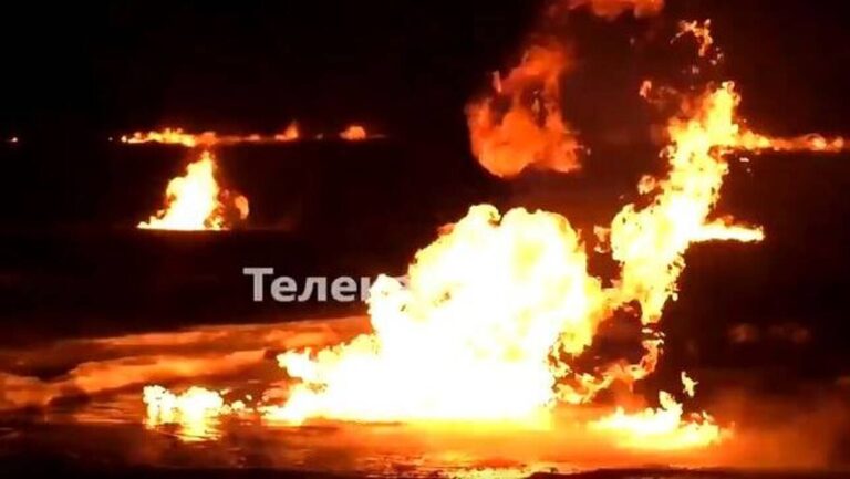 Ρωσία: Πυρκαγιά σε αγωγό αερίου στη Σιβηρία – Φόβοι για ρύπανση