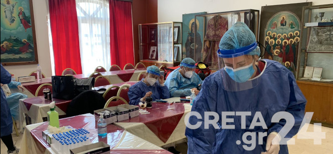 Ηράκλειο: Συναγερμός για δεκάδες κρούσματα κορωνοϊού σε χωριό – Επί ποδός ο ΕΟΔΥ