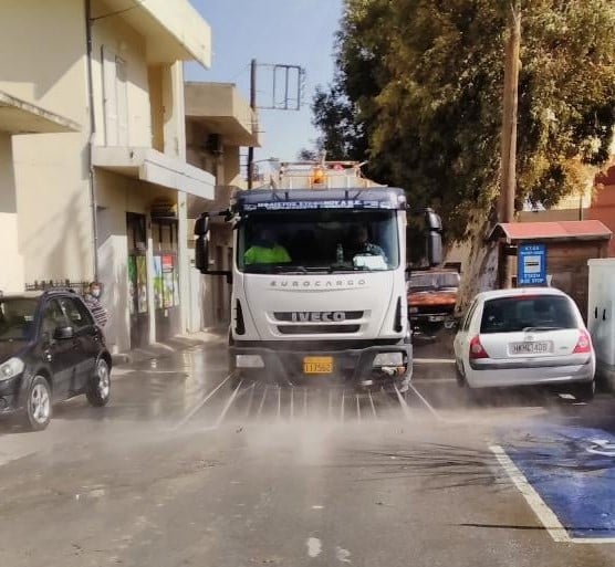 Συνεχίζονται οι στοχευμένες δράσεις καθαριότητας σε γειτονιές του Ηρακλείου