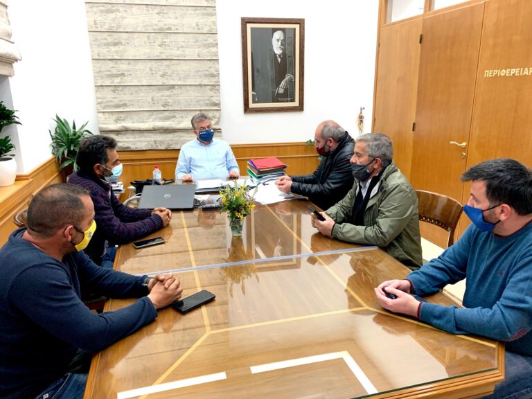 Συνάντηση Περιφερειάρχη Κρήτης με το Σωματείο Τουριστικών Λεωφορείων Κρήτης «ο Ερμής»