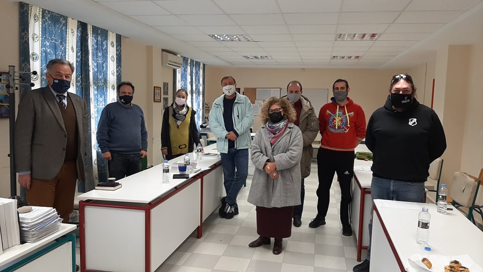 Επίσκεψη Γ. Λογιάδη στο Μουσικό Σχολείο Ηρακλείου