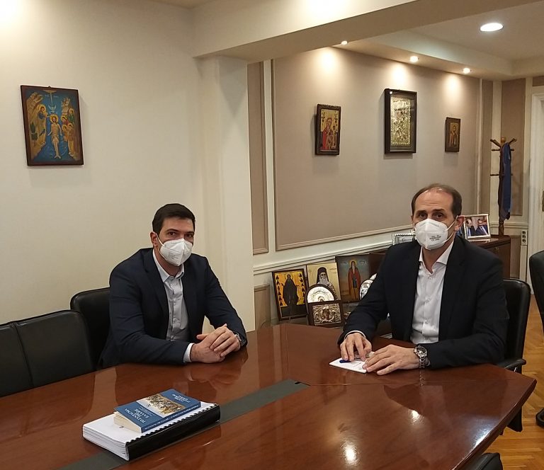 Συνάντηση Α. Μαρκογιαννάκη με τον Υφυπουργό Οικονομικών
