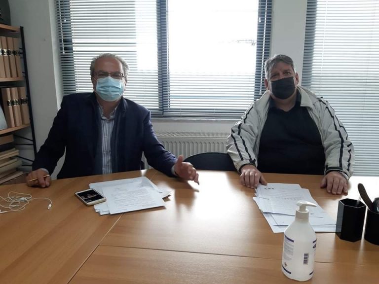 Συνάντηση Ι. Μαλανδράκη με τον Πρόεδρο της Λιμενικής Επιτροπής