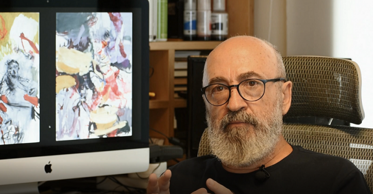 O ζωγράφος Νίκος Βισκαδουράκης στο ψηφιακό κανάλι πολιτισμού του Δήμου Ηρακλείου