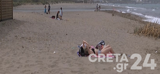 Το «μίνι καλοκαίρι» έστειλε τους Ηρακλειώτες στην παραλία