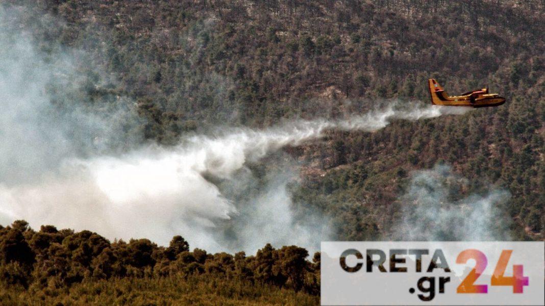 Κρήτη: Σε «κίτρινο» συναγερμό για την εκδήλωση πυρκαγιάς – Στο «κόκκινο» η θερμοκρασία