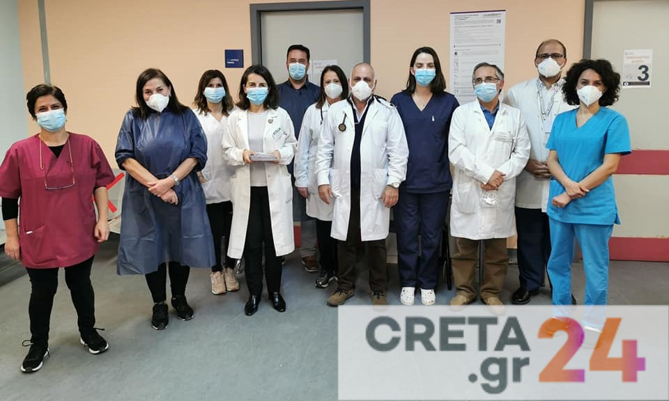 Κορωνοϊός: Νοσοκομείο της Κρήτης ξεπέρασε τους 10.000 εμβολιασμούς
