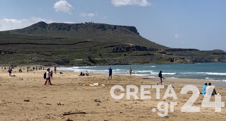 Ο καλός καιρός οδήγησε τους Ηρακλειώτες στις … παραλίες