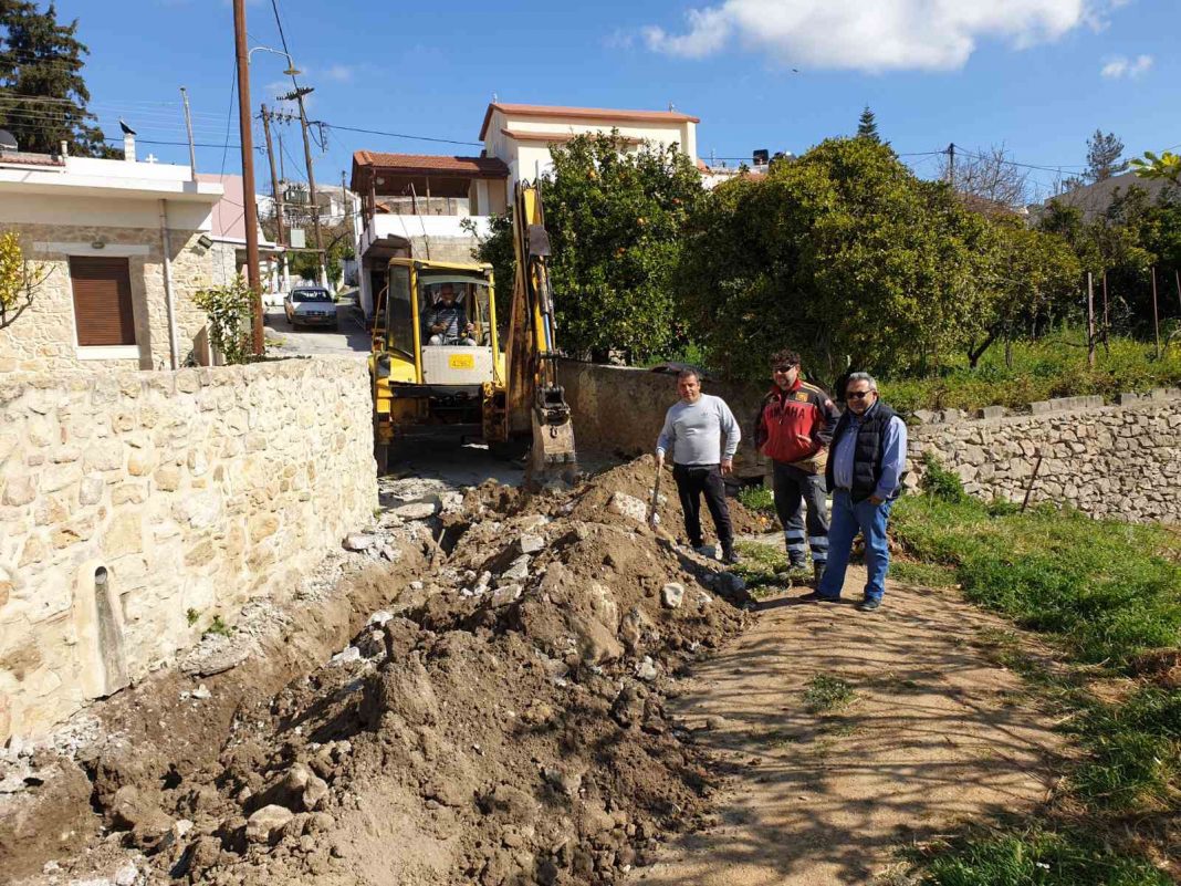 Ηράκλειο: Νέες υποδομές ύδρευσης – άρδευσης σε δύο περιοχές