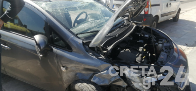 Κρήτη: Σφοδρή σύγκρουση οχημάτων – Στο νοσοκομείο 29χρονη