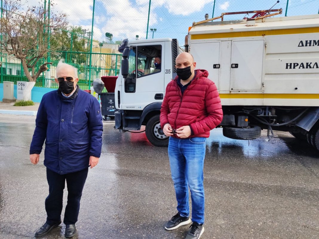 Ο Δήμαρχος Ηρακλείου στην στοχευμένη δράση καθαριότητας στο Δειλινό