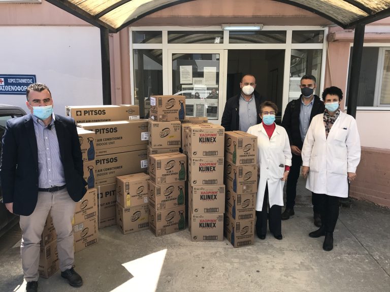 Χαλκιαδάκης και Unilever στο πλευρό του Κέντρου Υγείας Μοιρών, Τυμπακίου και Ζαρού