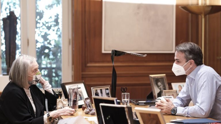 Μαρία -Λουίζα Μηλιαρέση, 84 ετών: Το πρώτο μεταπασχαλινό ραντεβού του Κυριάκου Μητσοτάκη στο Μαξίμου
