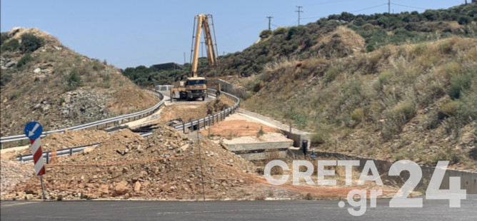 Με το «βλέμμα στραμμένο» στον Ιούνιο για την ολοκλήρωση των κόμβων στην Αγία Πελαγία