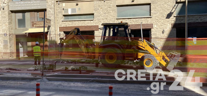 Ηράκλειο: «Βήμα ταχύ» για τις εργασίες στην Αρχιεπισκόπου Μακαρίου – Πότε μπαίνει στην τελική φάση
