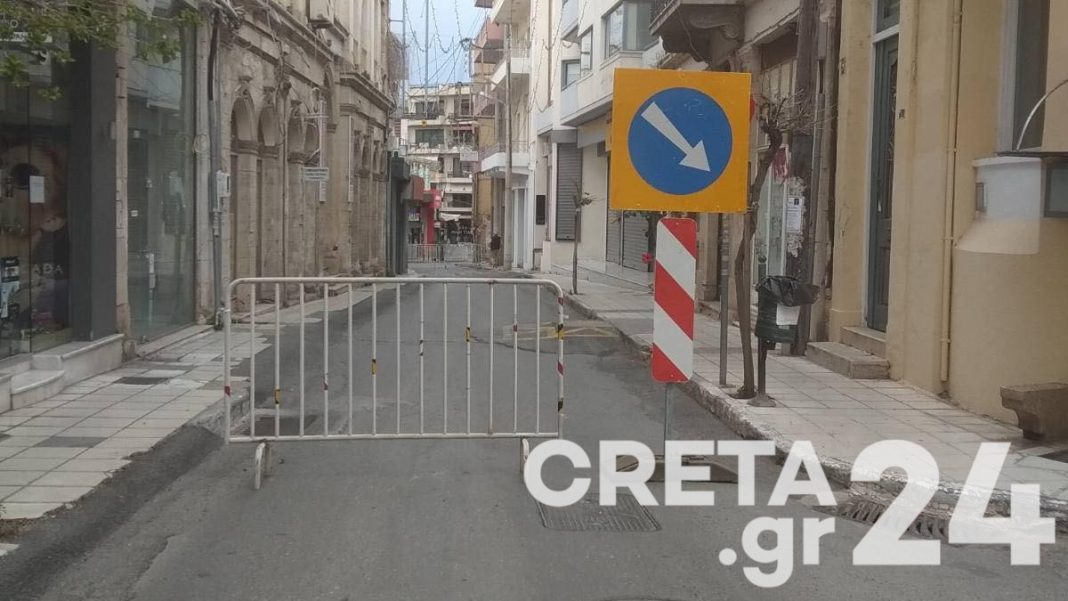 Ηράκλειο: Τι ζητούν οι έμποροι που επηρεάζονται από τα έργα ανάπλασης