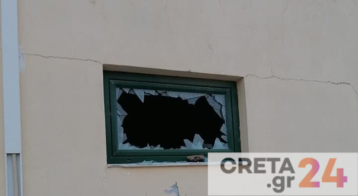 Άγνωστοι βανδάλισαν γυμναστήριο στο Ηράκλειο  (εικόνες)