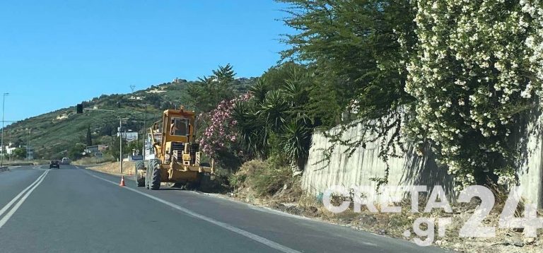 Ηράκλειο: Σε εξέλιξη εργασίες καθαρισμού και αποψίλωσης για την αντιπυρική περίοδο (εικόνες)
