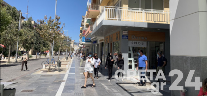 Ηράκλειο: Υποτονική η κίνηση για τις πρώτες … ελεύθερες αγορές