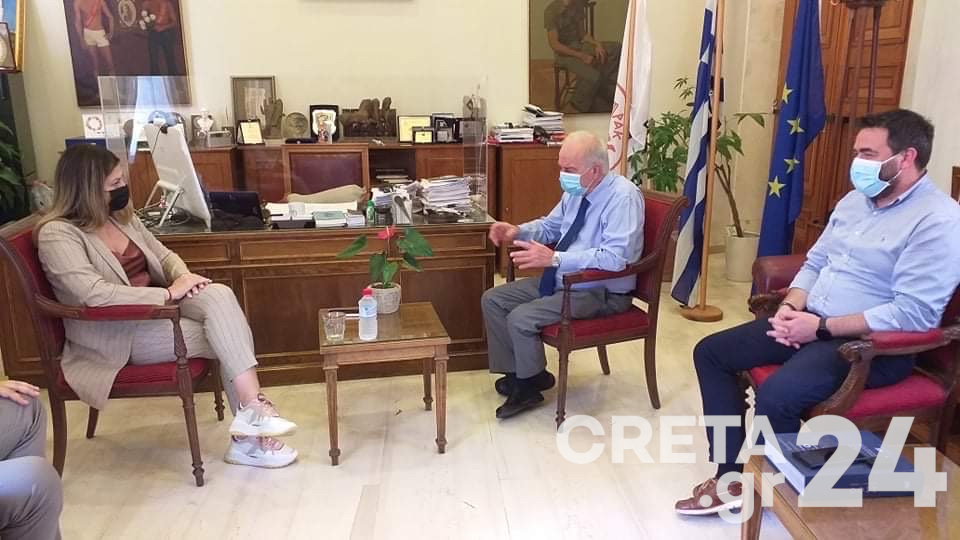 Ζαχαράκη στο Creta24: Συνεργαζόμαστε άρτια με τη Λότζια (εικόνες)