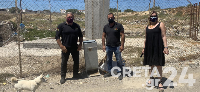 Ηράκλειο: Ταΐστρες για τα αδέσποτα σε μια ακόμη περιοχή