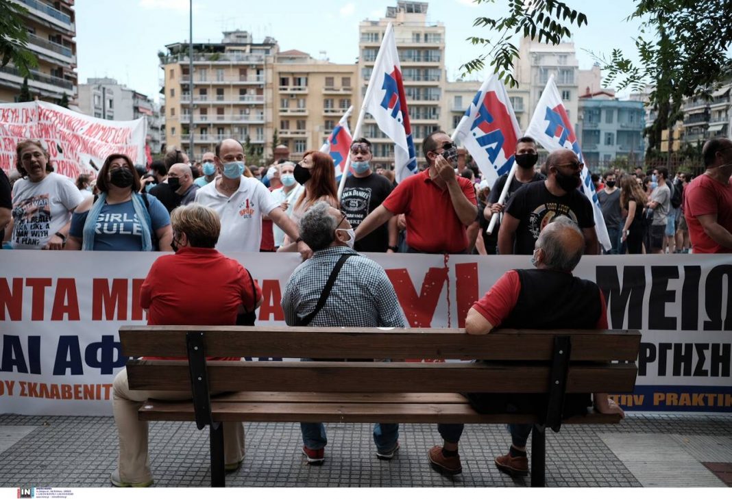 Θεσσαλονίκη: Μαζικές απεργιακές συγκεντρώσεις για το εργασιακό