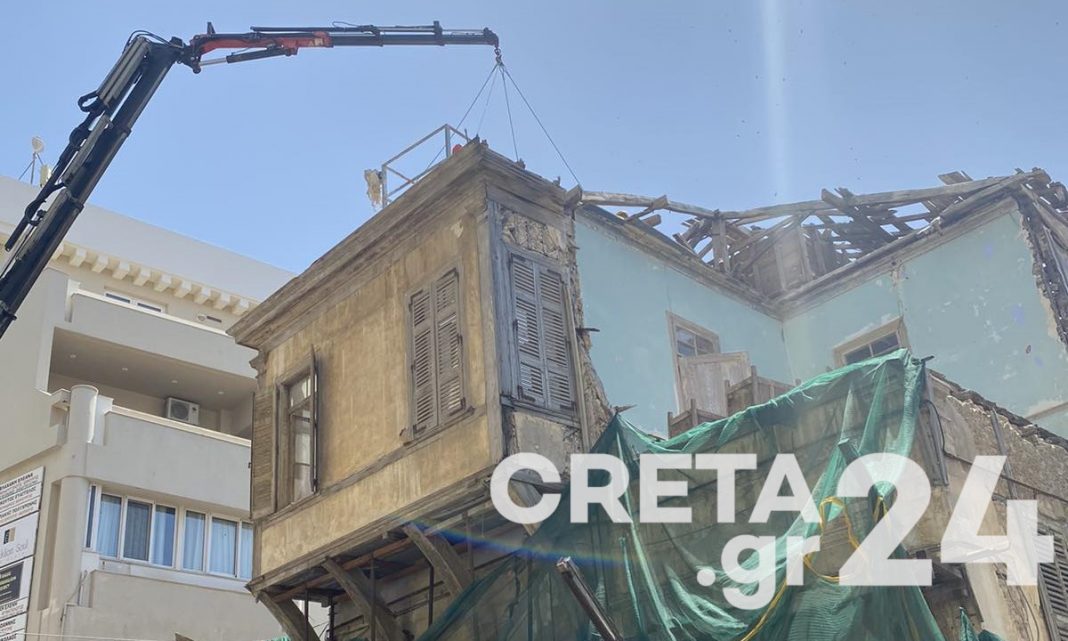 Ηράκλειο: Κλειστή η Αγ. Μηνά λόγω κατεδάφισης – Τι πρέπει να προσέξουν οι οδηγοί (εικόνες)
