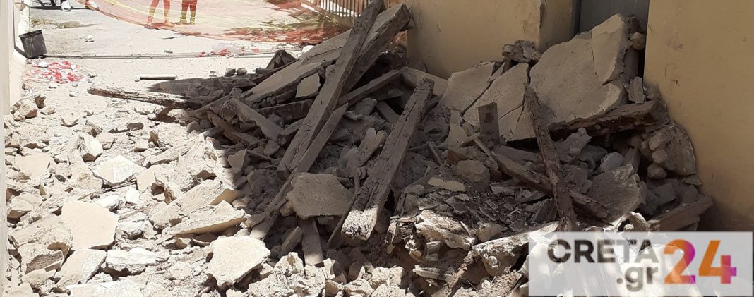 Ηράκλειο: Οργή για τις συνεχείς καταρρεύσεις ετοιμόρροπων (εικόνες)