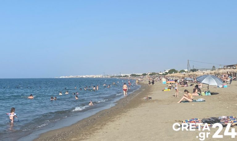 Ηράκλειο: Γέμισαν κόσμο οι παραλίες!