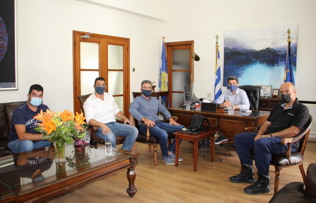 Στον δήμαρχο Χανίων οι λιμενικοί Δυτικής Κρήτης
