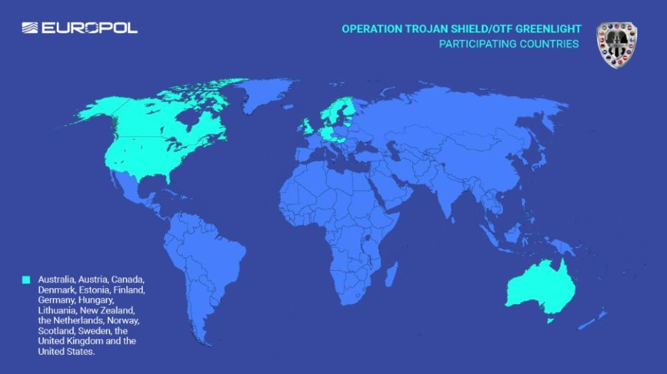 Europol: Πάνω από 800 συλλήψεις σε παγκόσμια επιχείρηση κατά του οργανωμένου εγκλήματος