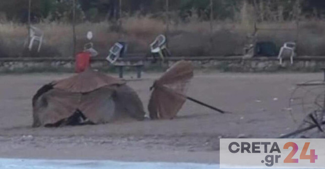 Κορωνοπάρτι σε παραλία: Έβαλαν φωτιά σε ομπρέλες και πέταξαν πέτρες σε πυροσβέστες