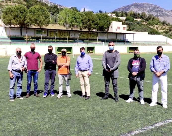 Επισκέψεις Αντιπεριφερειάρχη Ηρακλείου σε αθλητικούς χώρους