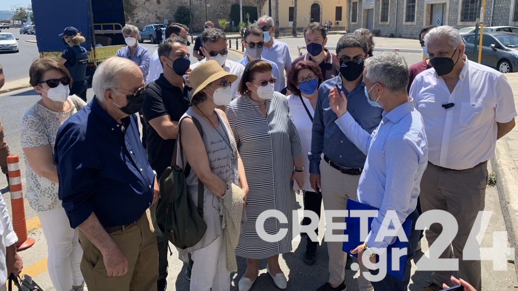 Λ. Μενδώνη από Ηράκλειο: Θα δοθεί προτεραιότητα στα Νεώρια (εικόνες)