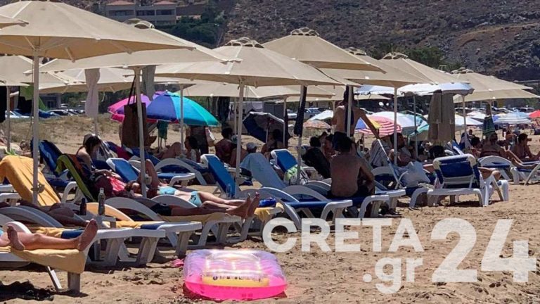 Ηράκλειο: Είδαν τον υδράργυρο να ανεβαίνει και ξεχύθηκαν στις παραλίες! (εικόνες)