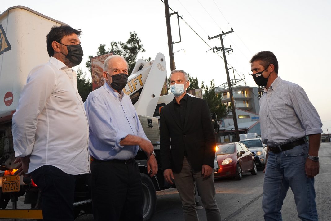 Φωτίστηκε η Βιομηχανική Περιοχή Ηρακλείου