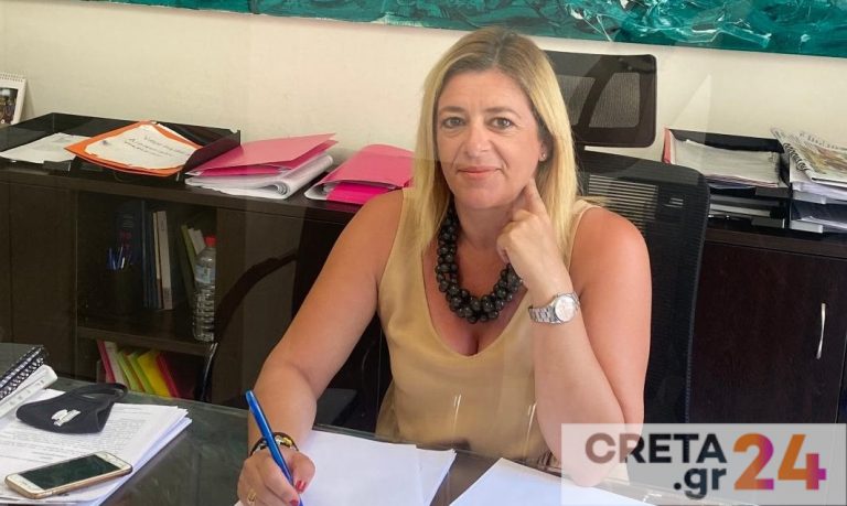 Επικοινωνία της υποψήφιας Δημάρχου Ηρακλείου, Μ. Καναβάκη, με τον Πρόεδρο του Ε.Κ.Η.