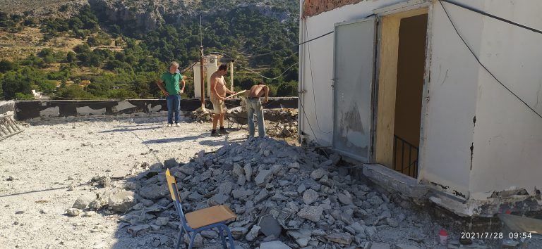 Με γοργούς ρυθμούς οι εργασίες στο σχολικό συγκρότημα γυμνασίου-λυκείου Τζερμιάδου