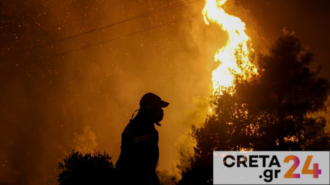 Πολύ υψηλός κίνδυνος πυρκαγιάς τη Δευτέρα – Προσοχή και στην Κρήτη