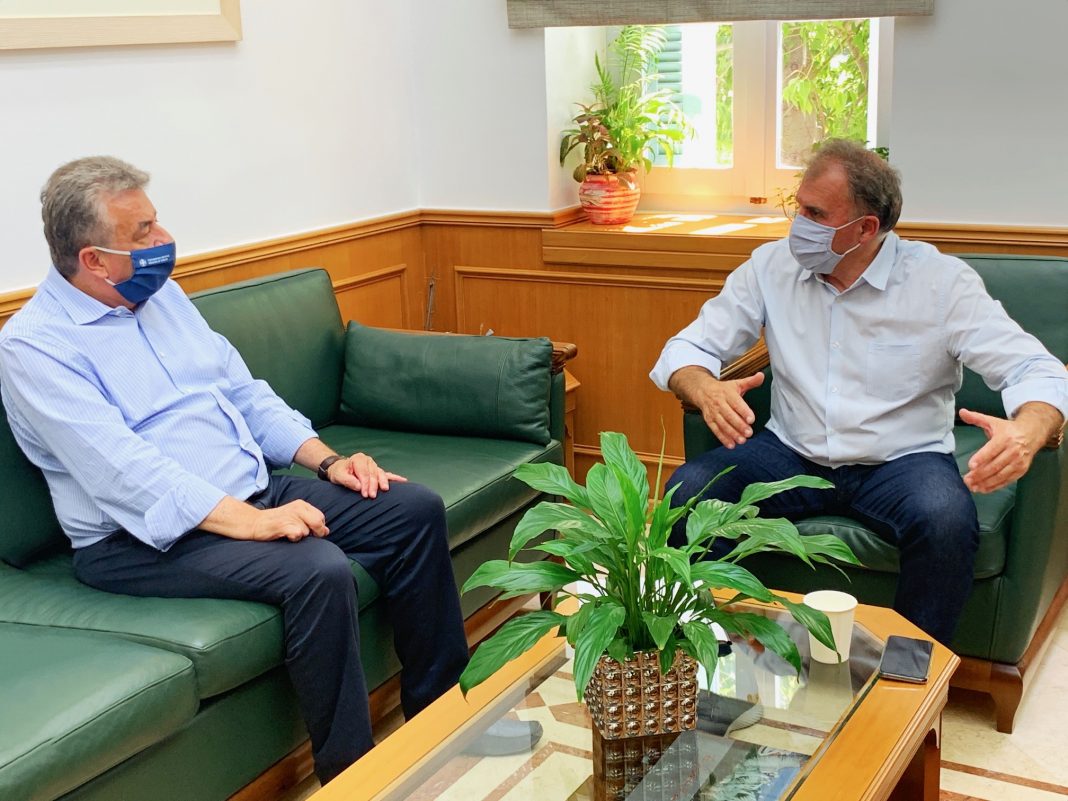 Συνάντηση Περιφερειάρχη Κρήτης με το Δήμαρχο Ιεράπετρας