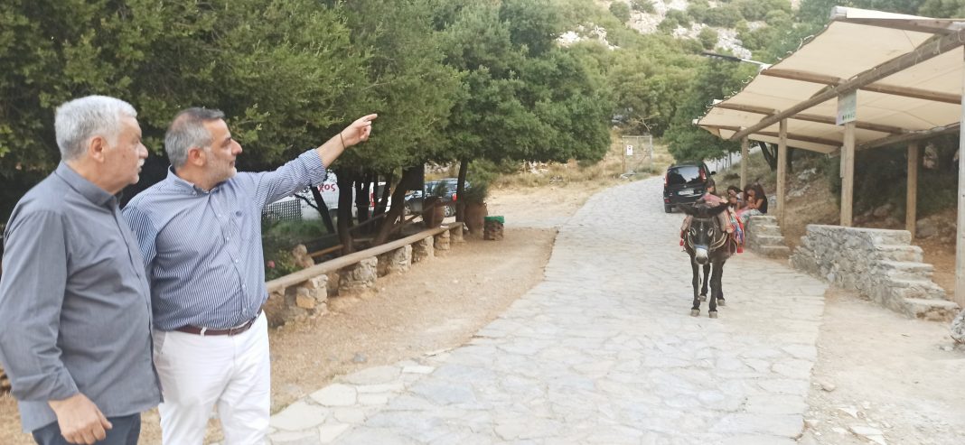 Στο Οροπέδιο Λασιθίου ο Αντιπεριφερειάρχης Νίκος Ξυλούρης για θέματα υποδομών και βιώσιμης Ανάπτυξης