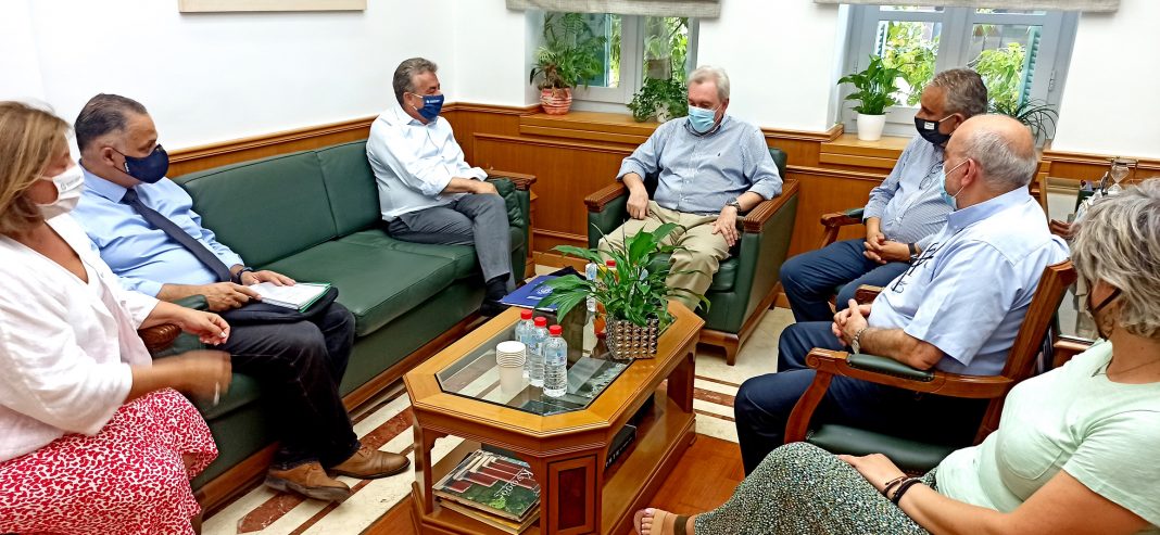 Η Κρήτη κόμβος καινοτομίας και παρατηρητήριο «πιλότος» στη συνάντηση Περιφερειάρχη με ΓΓ έρευνας και καινοτομίας