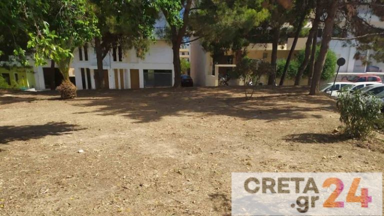 Ηράκλειο: Απομάκρυναν κλαδιά και σκουπίδια από το πάρκο (εικόνες)
