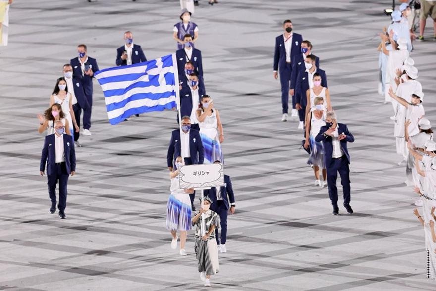 Συγκίνηση: Η Ελλάδα πρώτη στην τελετή έναρξης στο ΤΟΚΙΟ (ΦΩΤΟΓΡΑΦΙΕΣ)