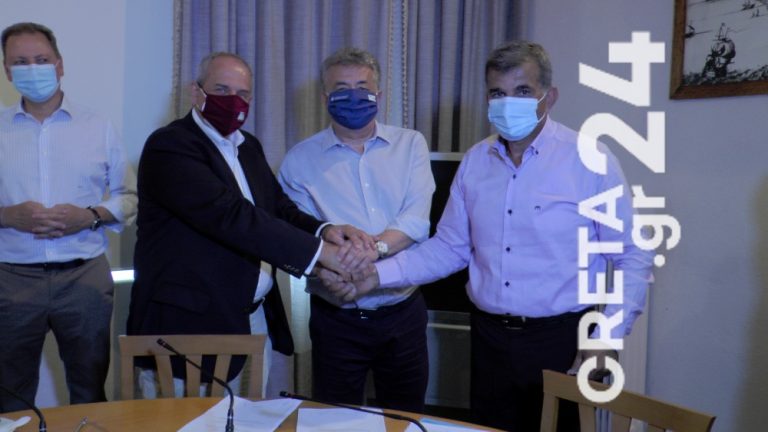 Κρήτη: Υπεγράφη η σύμβαση για τη Σχολή Ασωμάτων (εικόνες)