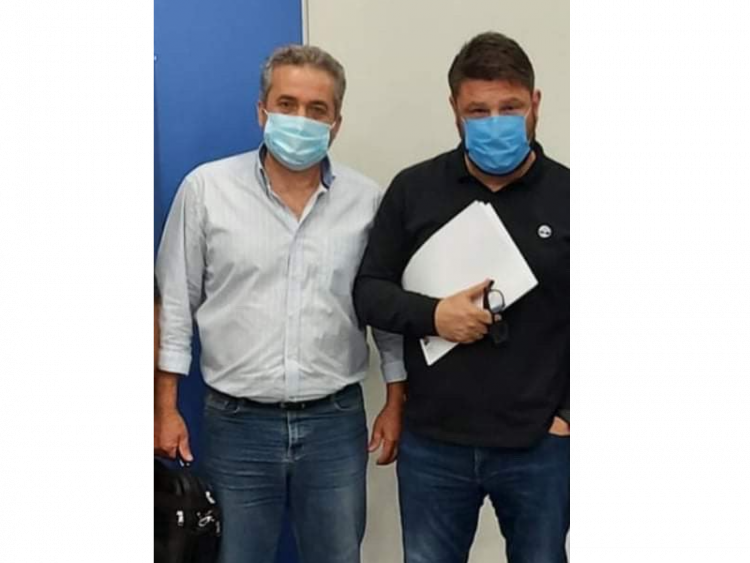 Κρήτη: Συνάντηση του Πυροσβεστικού σώματος με τον Νίκο Χαρδαλιά