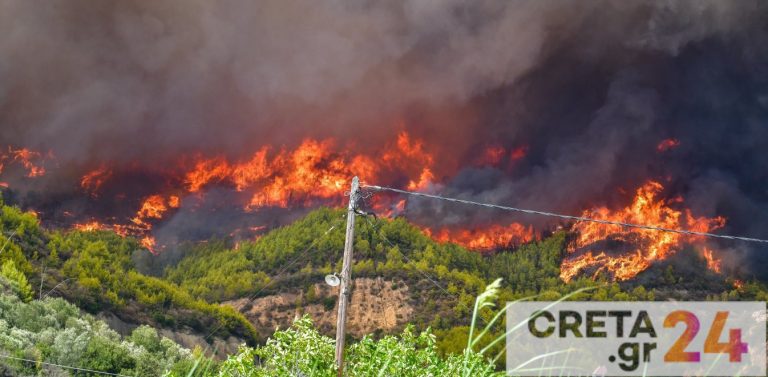 Εκτός ελέγχου η πυρκαγιά στην Ηλιεία – Εκκενώνονται οκτώ κοινότητες, με αναπνευστικά προβλήματα πυροσβέστης