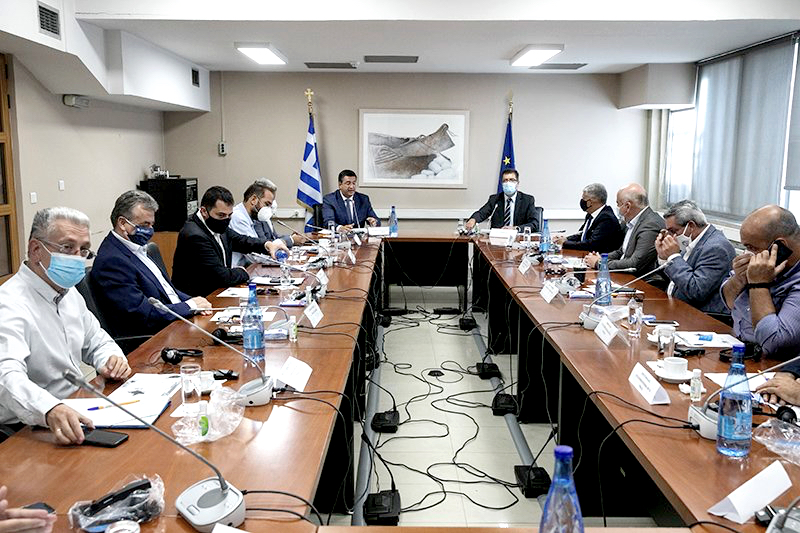 Σε σύσκεψη για την πολιτική προστασία και τη διαχείριση κρίσεων με τον ευρωπαίο επίτροπο ο Περιφερειάρχης Κρήτης